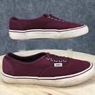 Vans Shoes Mens 9 Womens 10.5 Era Casual Sneakers TB2T Purple Fabric Lace Up