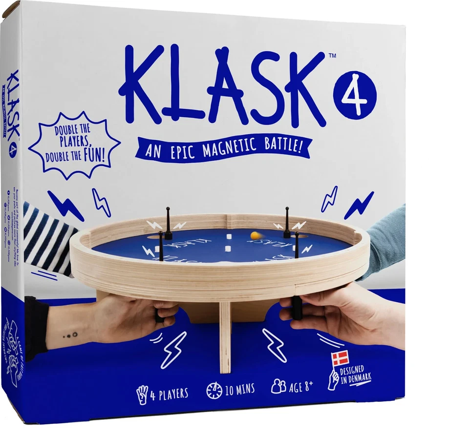 KLASK 4 Player Party Game - Image 1 of 1
