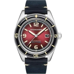 Spinnaker Fleuss Automatic Oxblood Red Uhr - Brandneu - Bild 1 von 15