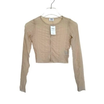 Cotton:On Cream Long Sleeve Sheer Top | Size XXS | PPP NWT - Image 1 of 2