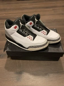 Air Jordan 3 - Rare White And black - Size 10.5 - Picture 1 of 10