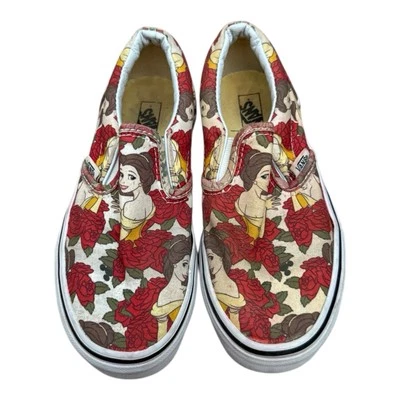Zapatos sin cordones Vans Belle La Bella y la Bestia Disney para niña talla 1 Foto 1 de 4