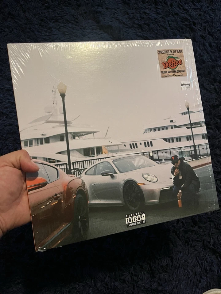 Larry June - Spaceships On The Blade, Vinyl LP (Orange & Cream) LIMITED EDITION  - Image 1 of 4