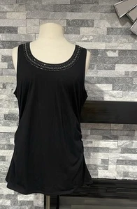 White House Black Market | Tank Top w/ Beading Size XL - Picture 1 of 6