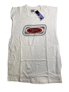 Reebok Vintage 90s Men’s Basketball Sleeveless White T-shirt Size Large - Picture 1 of 1