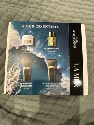 LA MER путешествий подарочный набор Sephora новый в коробке эссенция очищающее средство глаз концентрат, крем de La - Изображение 1 из 3