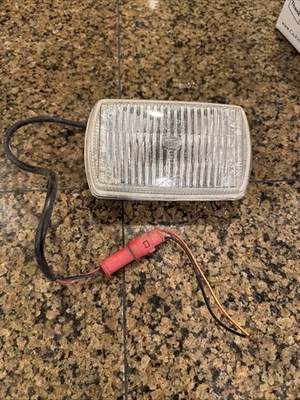 VINTAGE JAGUAR 1989 XJS BOSCH FOG DRIVING LIGHT V12 CHROME BACKING - TESTED! - Image 1 of 4