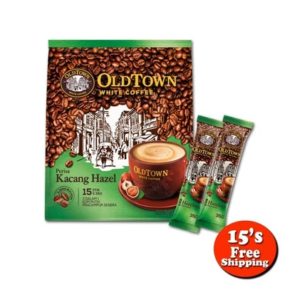 OldTown Café Blanco 3 en 1 Avellana 15s x 35g - Premezcla Instantánea ✅ Envío Gratis Foto 1 de 4