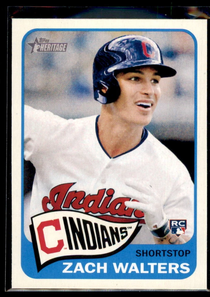 2014 Topps Heritage High Number Zach Walters RC #H573 Cleveland Indians - Image 1 of 2
