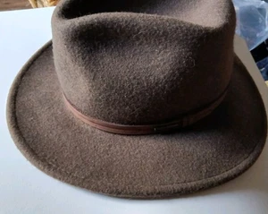 Stetson Explorer knautschbarer Outdoorhut, Wolle, Größe L mittelbraun - Bild 1 von 5