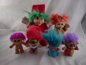 Russ Berrie Troll Doll  Mixed Lot inc Christmas Jangles - Picture 1 of 11