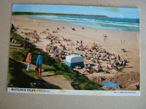 John Hinde Postcard, BUTLIN'S FILEY - THE BEACH. Used. - Picture 1 of 1