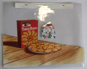 RARO Originale Keebler Elve Townhouse Cracker Animazione Commerciale Produzione Cel - Foto 1 di 3