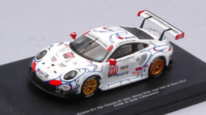 Model Car Scale 1:87 spark Porsche 911 Rsr Gtlm Racing vehicles road