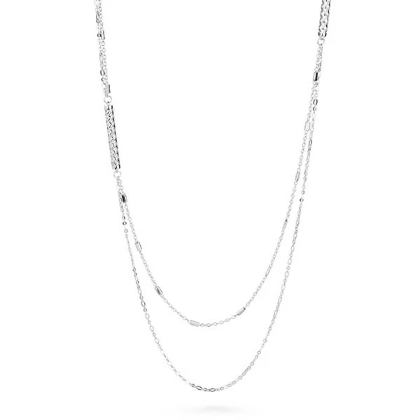 Rosato linea Anime collana lunga in argento 925 con elementi traforati RAI02 - Immagine 1 di 1