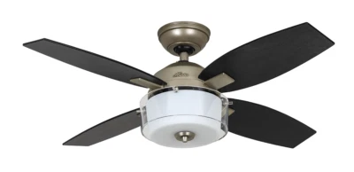 Piccolo Ventilatore con Luce Hunter Central Parco Stagno Ventola Con 3 Livelli - Immagine 1 di 4