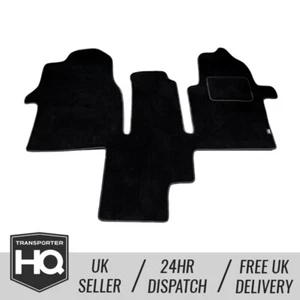 VW Crafter / MAN TGE 2017+ – Deluxe Carpet Front Cab Floor Mat for 1+1 - RHD - Picture 1 of 2
