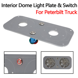 For Peterbilt Truck Watermelon Lights Interior Lighting Dome Light Plate Switch