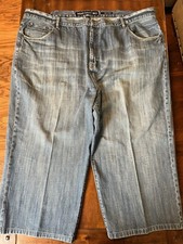 Vtg Ecko Unltd Baggy 5 Pocket Jeans 52B Y2K Hip Hop Mega High Rise Wide Leg