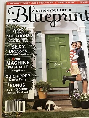 2006 Summer Design Your Life Blueprint Magazine Premier Issue Martha Stewart - Image 1 of 4