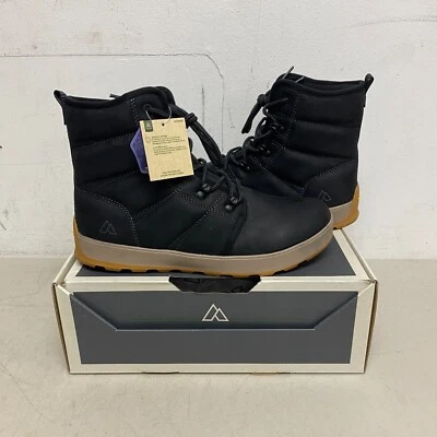 Alpine Design Kamik Men's Black Ezra Winter Boots with Durable full grain leathr - Image 1 of 4