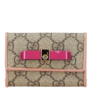 GUCCI GG Supreme 6 key holders 388682 Women 【Used】 - Picture 1 of 8