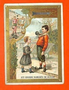 PARIS / CHROMO " AUX GRANDS MARCHéS DE RUSSIE " LA FORCE - Foto 1 di 2