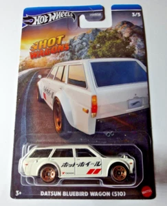 Hot Wheels - Datsun Bluebird Wagon 510 - Hot Vagones 3/5 - HRR88-HWR56 - Imagen 1 de 2
