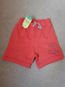 Pantalones Bermudas Bebé Tuc Tuc Nuevos con Etiquetas en Coral Edad 2 PVP £20 - Imagen 1 de 4
