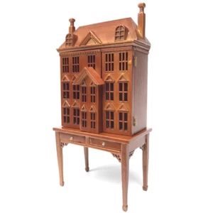 1/12 Miniatur Handarbeit Holz Puppenhaus Schloss Schrank Puppenhaus Szene Deko ## - Bild 1 von 6