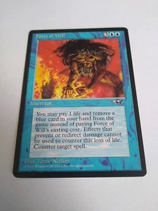 Force Of Will Alliances NM MTG Magic The Gathering SAMEDAY DISPATCH #1 - Picture 1 of 8