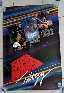 vintage star wars Triology Movie Poster Rare - Picture 1 of 1