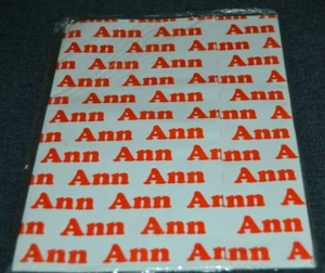 Años 80 ANN Papel Regalo Envoltura Personalizada NUEVO Sellado NARANJA 2 Hojas De Colección ANN - Imagen 1 de 2