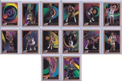 Utah Jazz 1990-91 SkyBox Basketball Team Set 14 Cards - Image 1 of 4