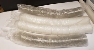 200 Clear Plastic Disposable Portion Cups & Lids Condiment Container 3.25 Oz New - Picture 1 of 5