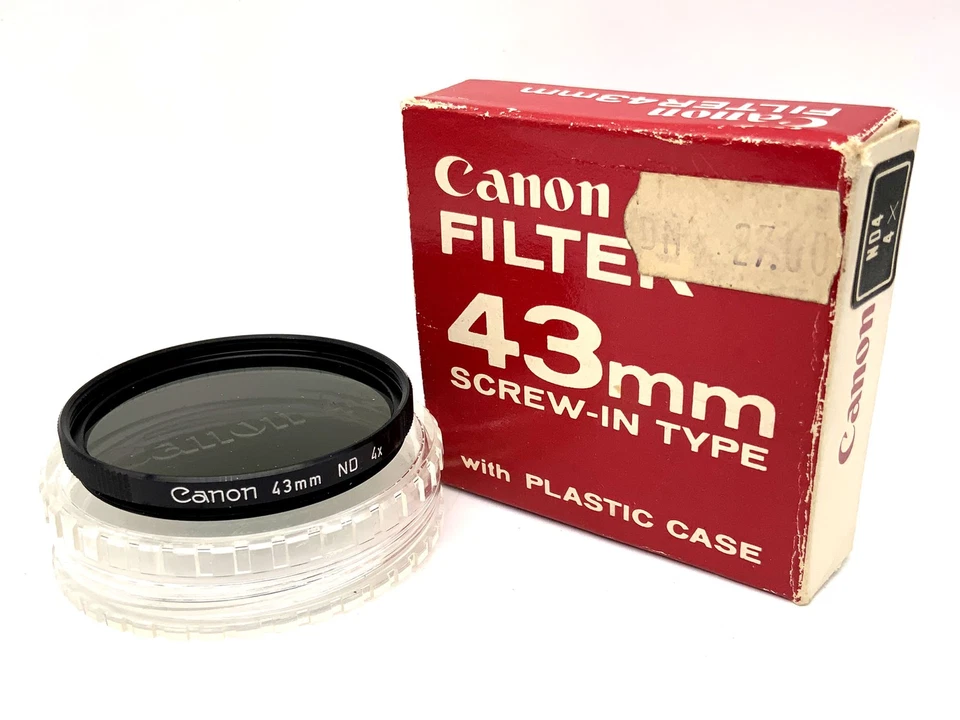 Canon Gray Filter ND 4X In OVP Filter 43Mm Circular Filter Thread - Image 1 of 1