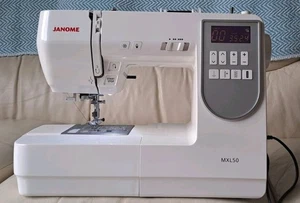 JANOME MXL 50 Computerised Sewing Machine + Case + Accessories - Picture 1 of 6