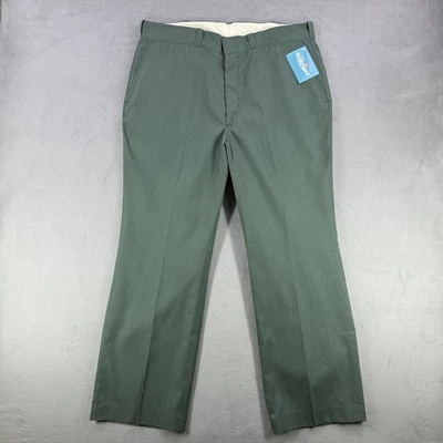 Vintage Big Mac Pants Mens 38x29 Green Lightweight Poplin Work Made in USA NWT - Image 1 of 4