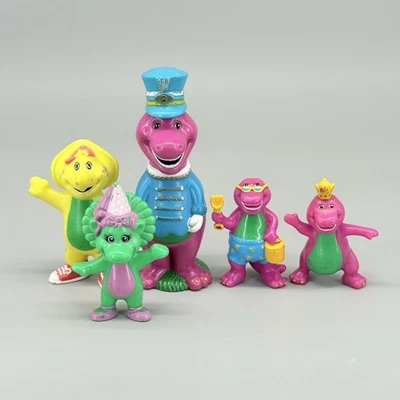 Lote de 98 figuras vintage de Lyons 1993 Barney BJ Baby Bop PVC plástico dinosaurios Foto 1 de 4