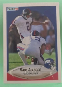 1990 Fleer - Raul Allegre #61 - New York Giants - Picture 1 of 2