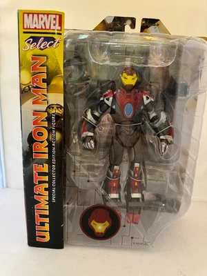 Figura de acción Ultimate Iron Man Marvel Select 7" Diamond Select Toys 2016 Foto 1 de 4