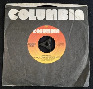 45 Record JOURNEY The Party's Over / Just The Same Way  1981 CBS Excellent ... - Picture 1 of 4