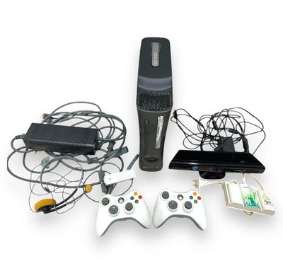 Xbox 360 Elite 120GB Console & Kinect  *Complete with 30 Games - Tested/Working - Image 1 of 4