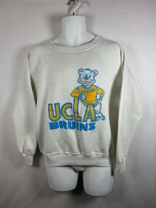 Vintage 80s 90s UCLA Bruins Sweatshirt Crewneck Sweater Bear Graphic Size XL - Picture 1 of 11