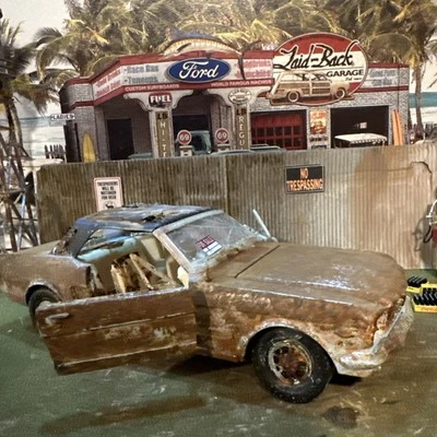 1965  Ford Mustang Convertible - Barn Find Cars - 1:18 DIECAST - Weathered - Image 1 of 4