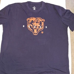 Chicago Bears Big And Tall Man's Shirt Size 4XLT Blue 4XT - Picture 1 of 3