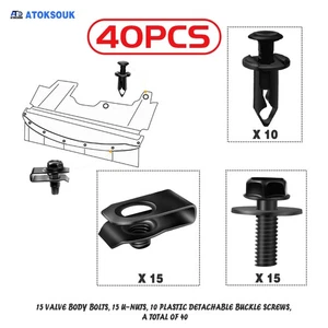 40pcs For Dodge Dart Engine Splash Shield Skid Plate Body Bolts U-nut Clips - Bild 1 von 11