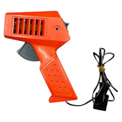 TCR Auto Rennbahn Gaspedal Steuerung 1977 Ideal Toy Hahn Hebel Orange Vintage - Bild 1 von 4