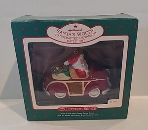 Vintage Hallmark Ornament Santa's Woody 1987 - Hallmark Here Comes Santa #9 - Bild 1 von 4