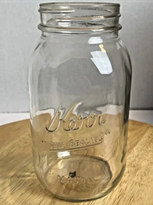 Vintage KERR Selbstversiegelndes Einmachglas Klarglas Quartglas #5 505 - Bild 1 von 10